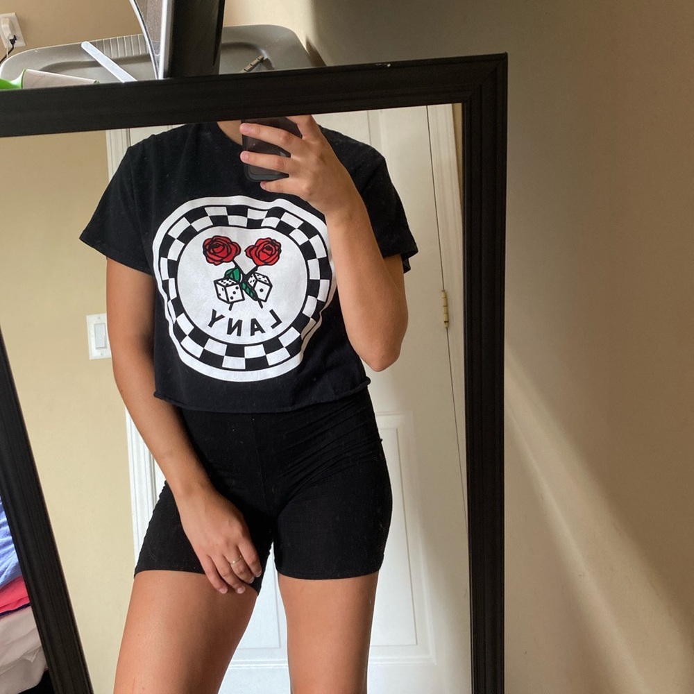 LANY Cropped Band Tee 🖤